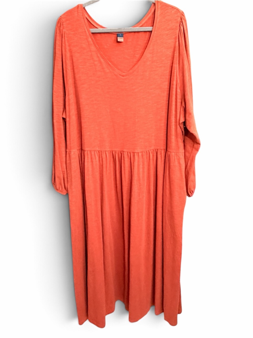 Old Navy Coral V-Neck Maxi Dress